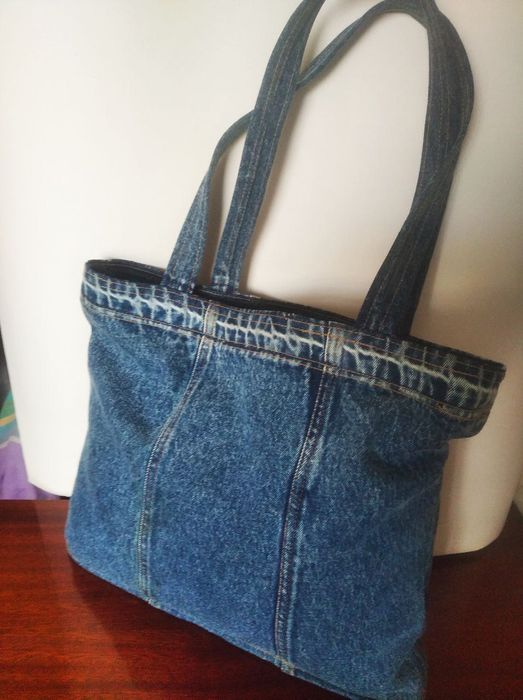 Сумка джинсовая, шоппер