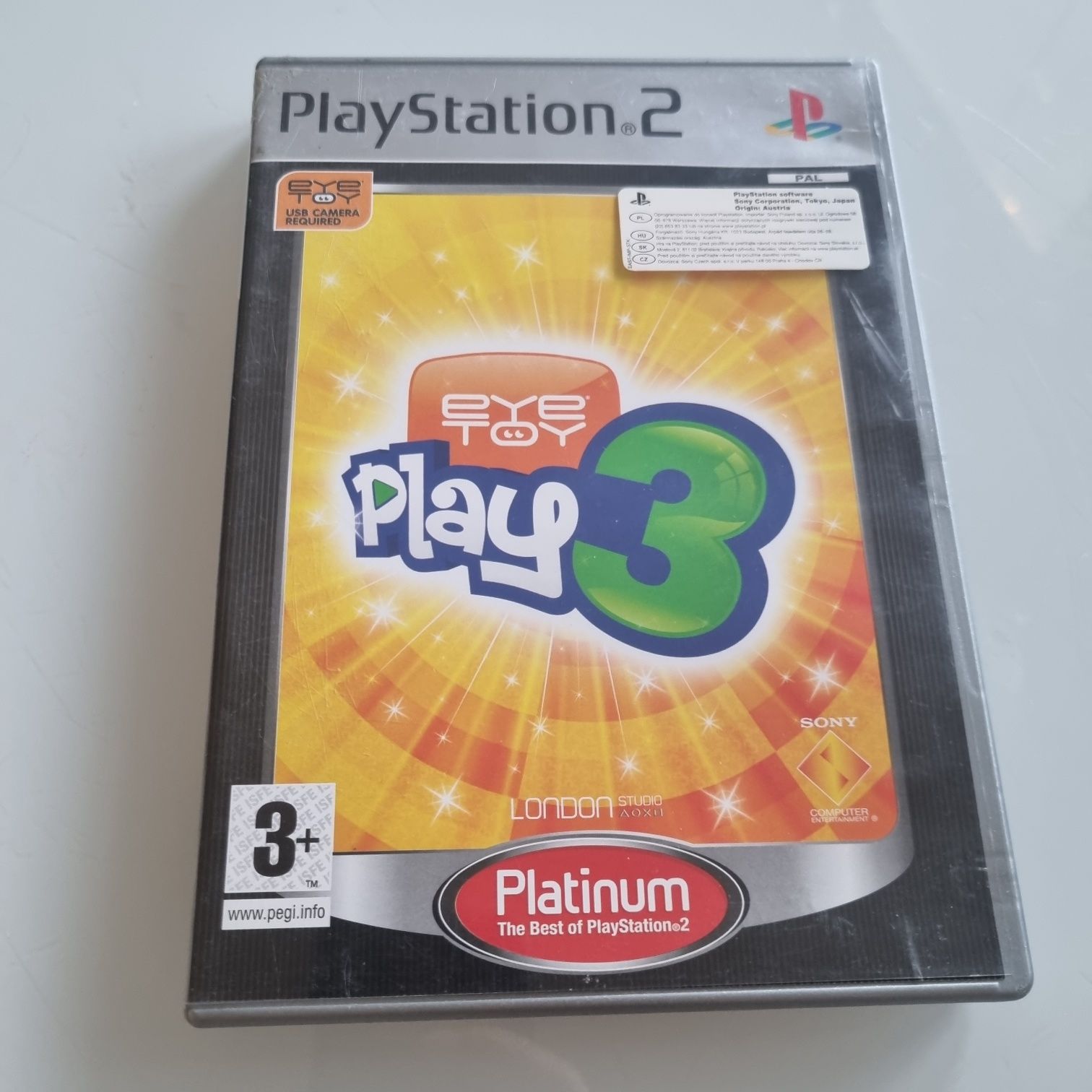 EyeToy Play 3 Ps2 Polskie wydanie