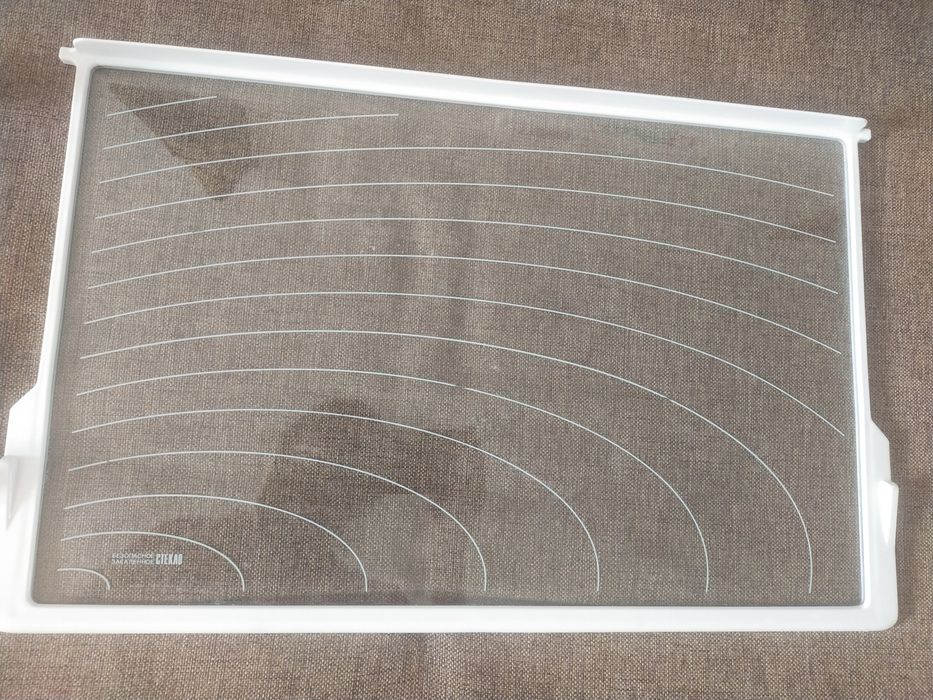 Бокові полички до холодильника , стікляні полиці Атлант