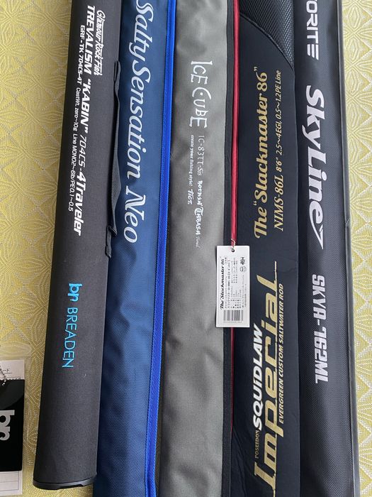Спінінг:Breaden,Tict,Shimano,EverGreen,Favorit.