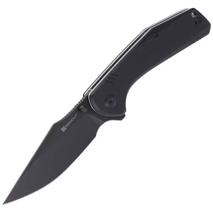 Nóż składany Sencut Actium Black G10, Black Stonewashed D2 (SA02C)