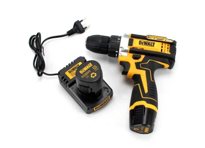 Шуруповерт аккумуляторный DeWALT 12V 1,4AH шурупокрут акумуляторний
