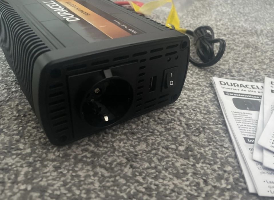 Nowy inwerter Duracell 800W - do auta, kampera, awaryjnego zasilania