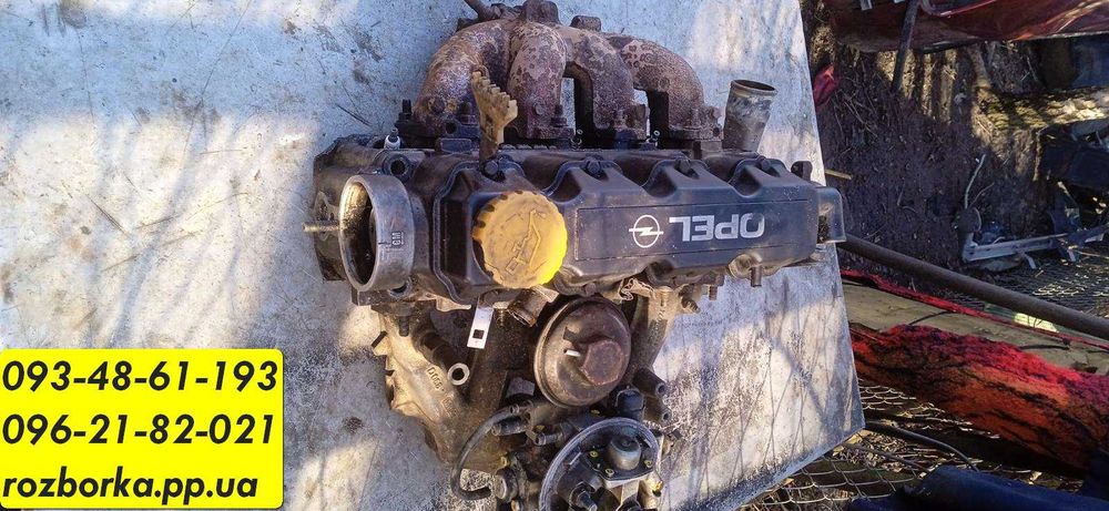 Блок двигуна Opel 1.6 кадет вектра  c16nz пеньок аскона астра поршень