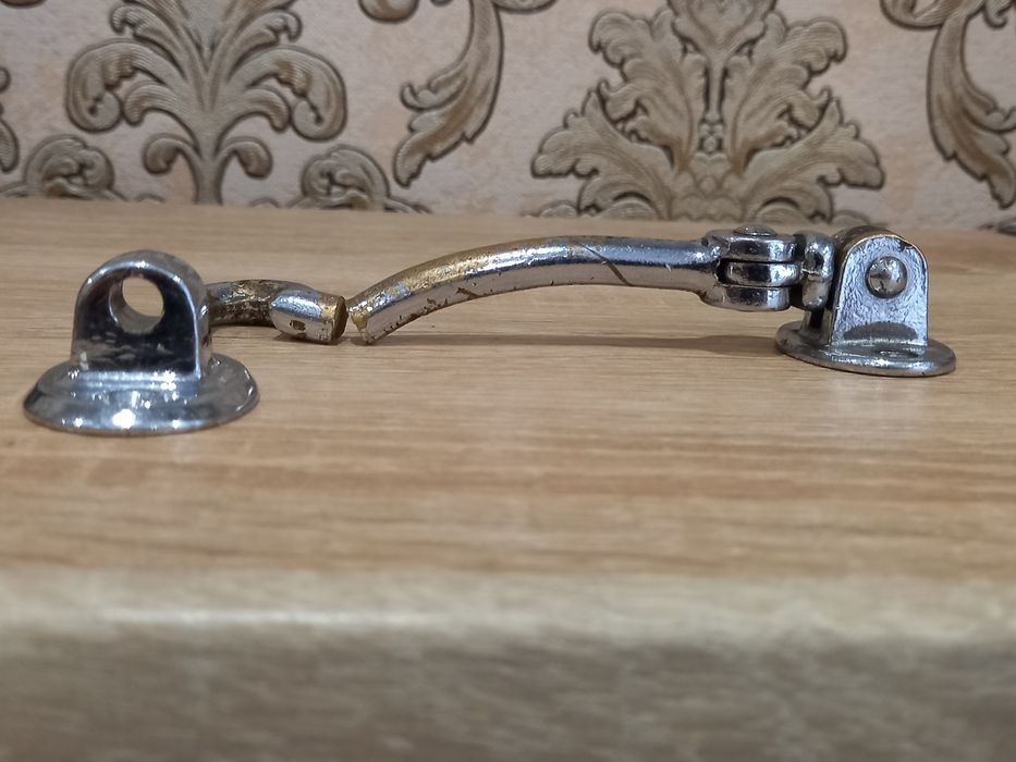 Крючок корабельный - шарнирный -поворотный Бронза ВМФ Раритет Винтаж