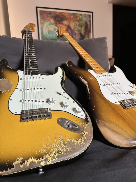 Heavy relic stratocaster (MJT+allparts+seymour duncan)