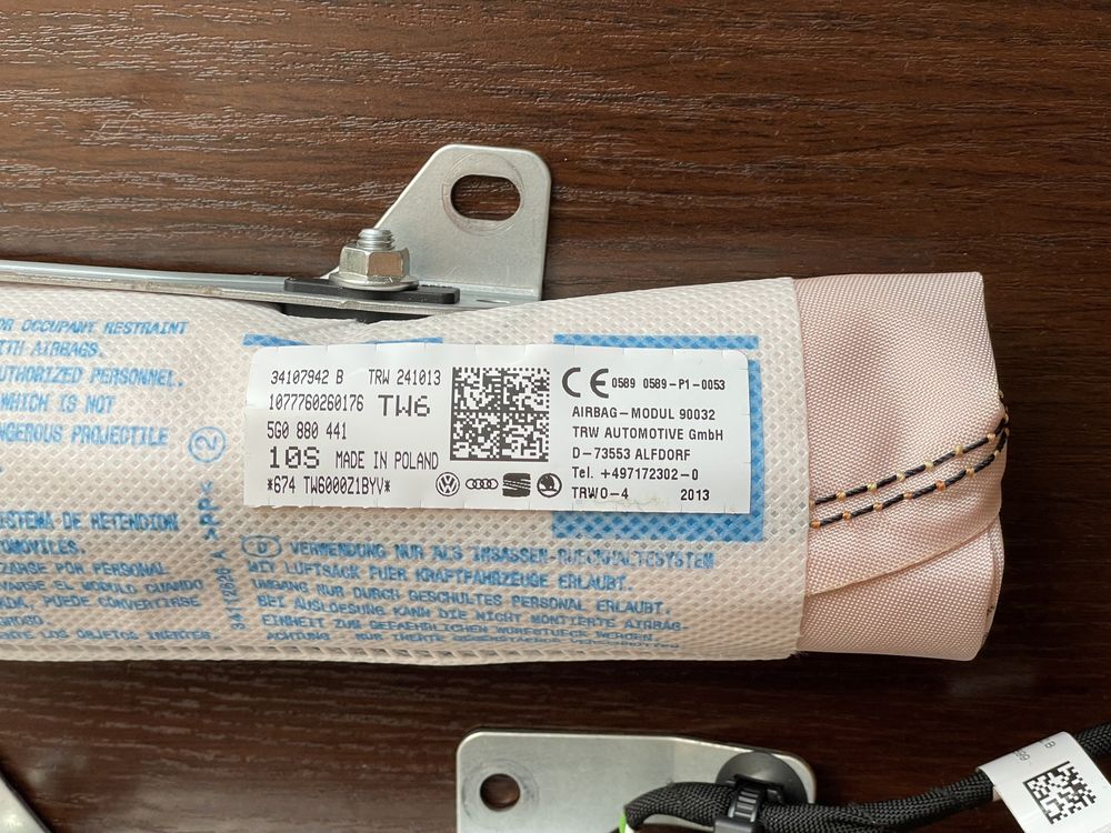 Подушка безпеки Airbag VAG 5G0880441