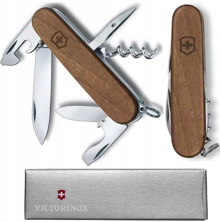 NOWY scyzoryk Victorinox 1.3601.63, Spartan Wood, drzewo orzechowe