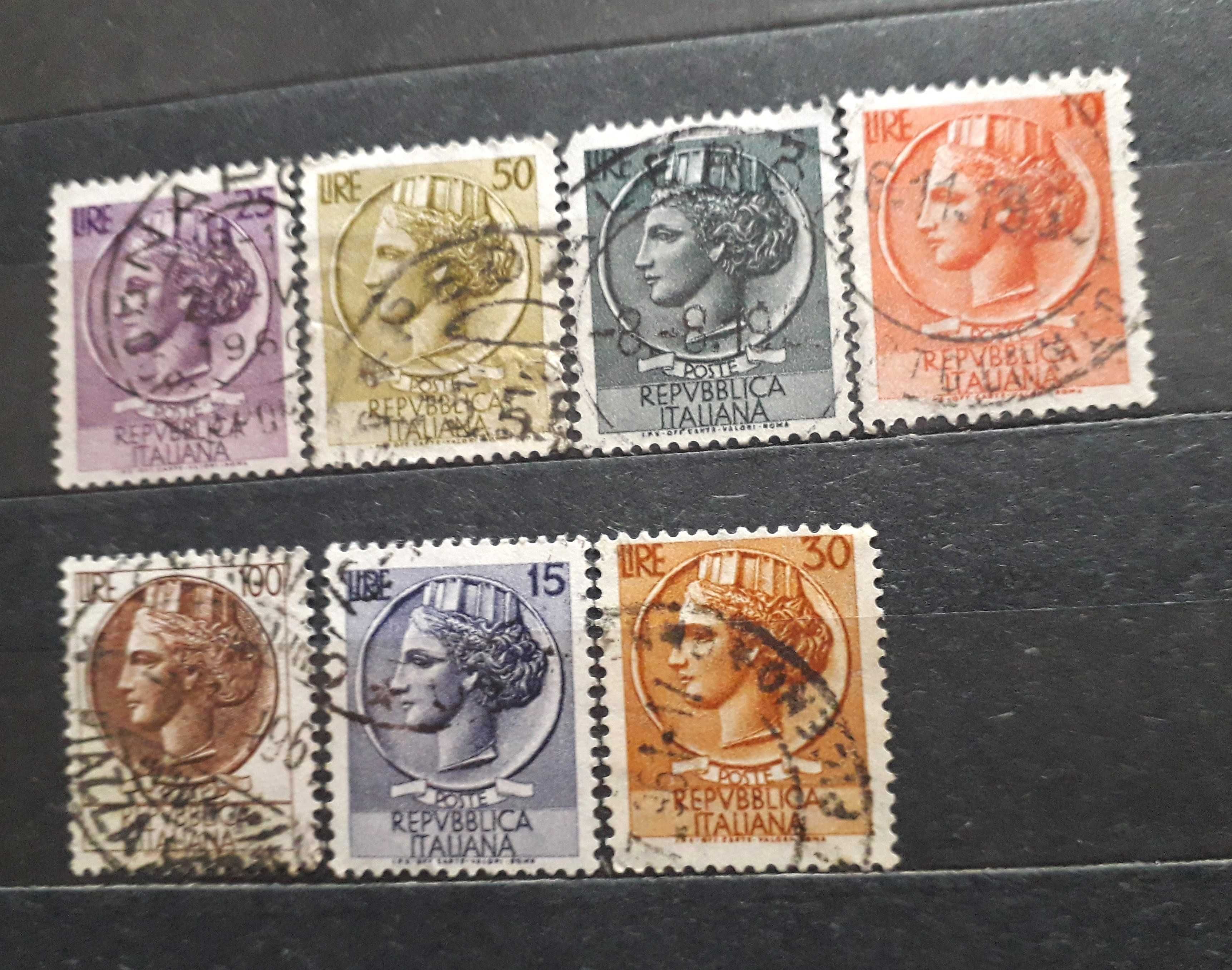 znaczki pocztowe Włochy 14 szt.
