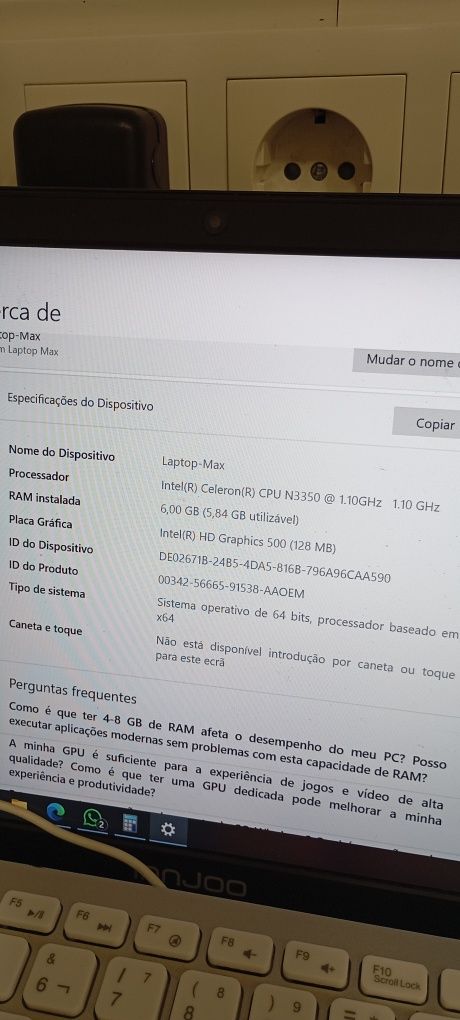 Vendo notebook pra levar embora logo