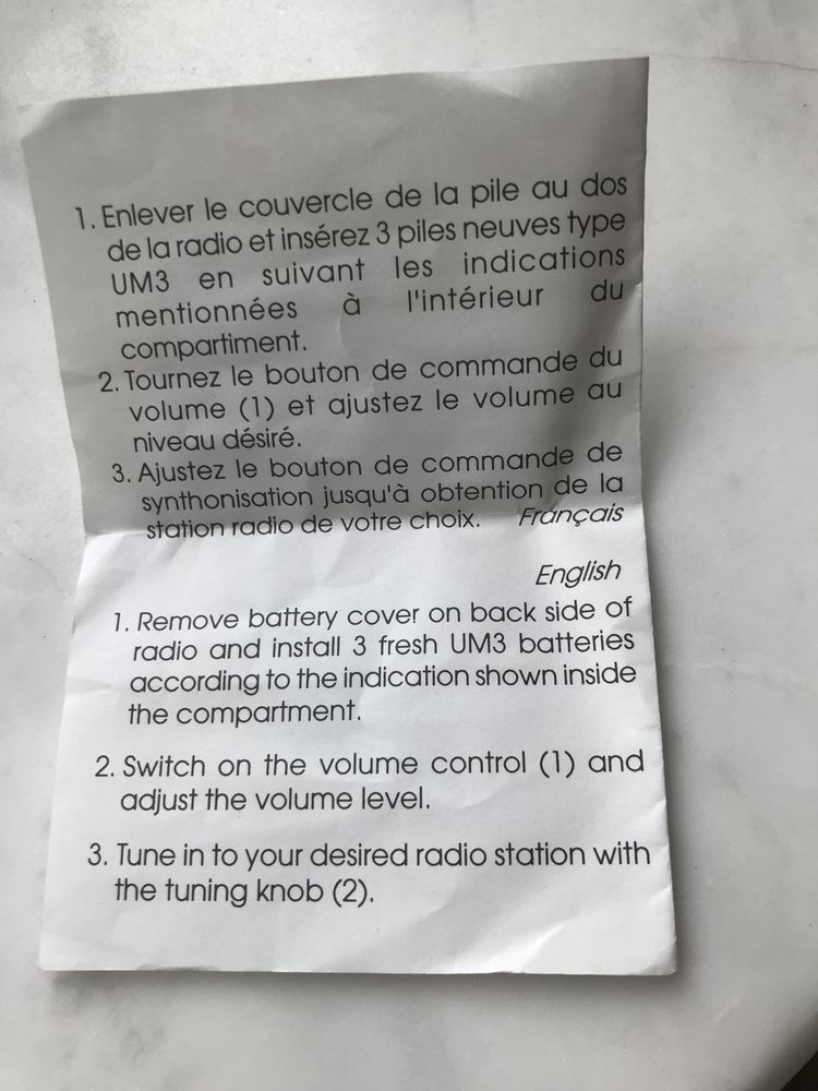 Radio podróżne FM