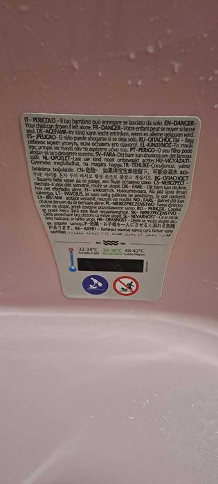 Banheira para Bébé com estrutura incluida