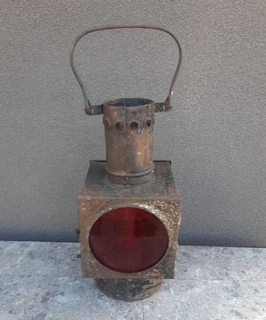 3 Stara lampa naftowa kolejowa wkład brener