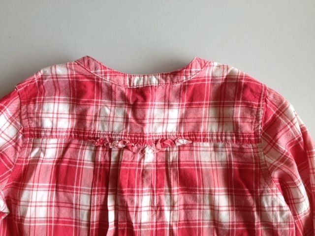 Blusa/Camisa/Tunica Benetton menina Xadrez T XS 5-6anos