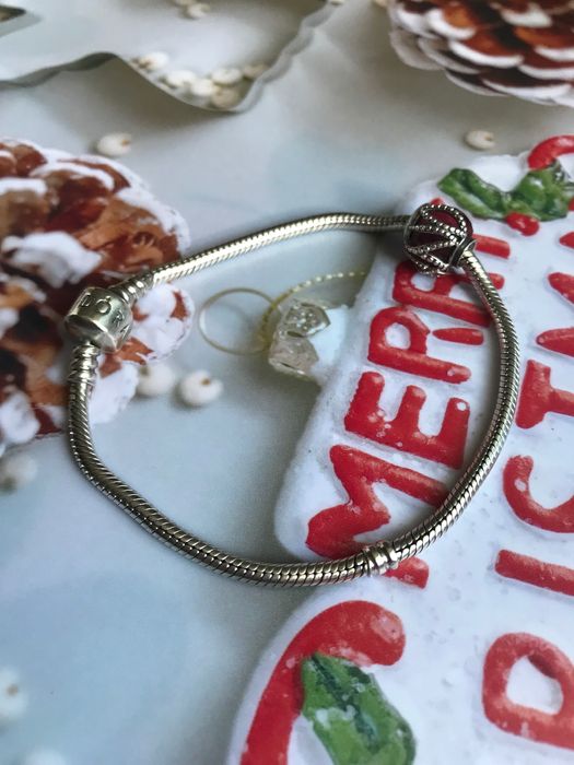 Срібний оригінальний браслет пандора 925 проби