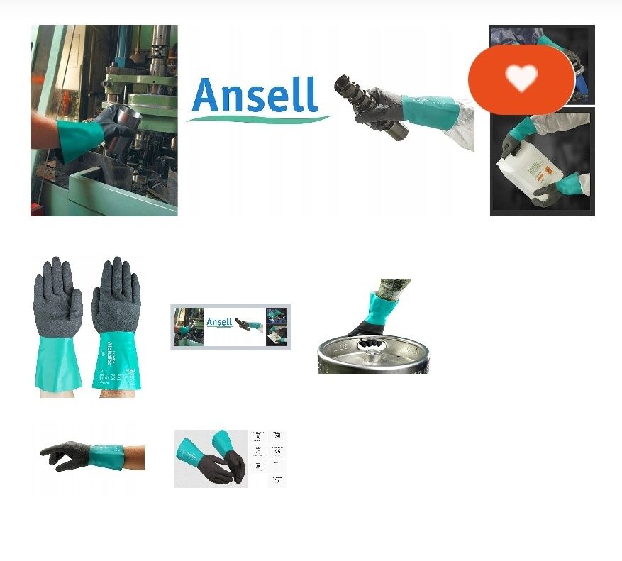 Робочі рукавиці ANSELL ALPHATEC 58 535W 10 XL