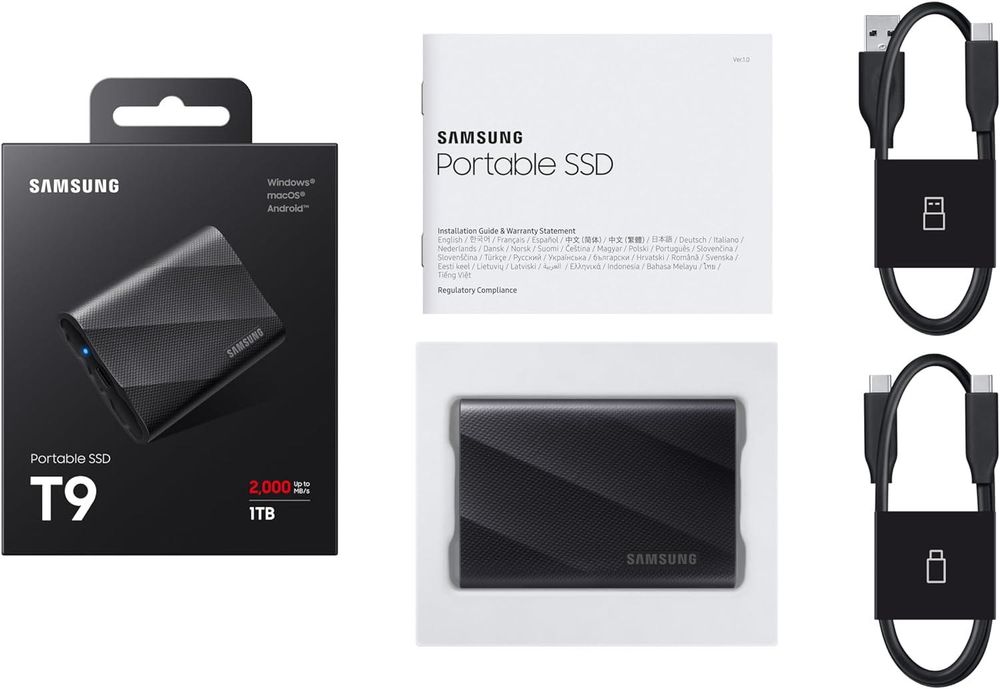 Samsung Portable SSD T9 2TB MU-PG2T0B