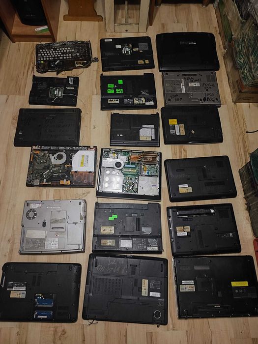 Laptopy Sprawne uszkodzone i częściowo sprawne 80 sztuk
