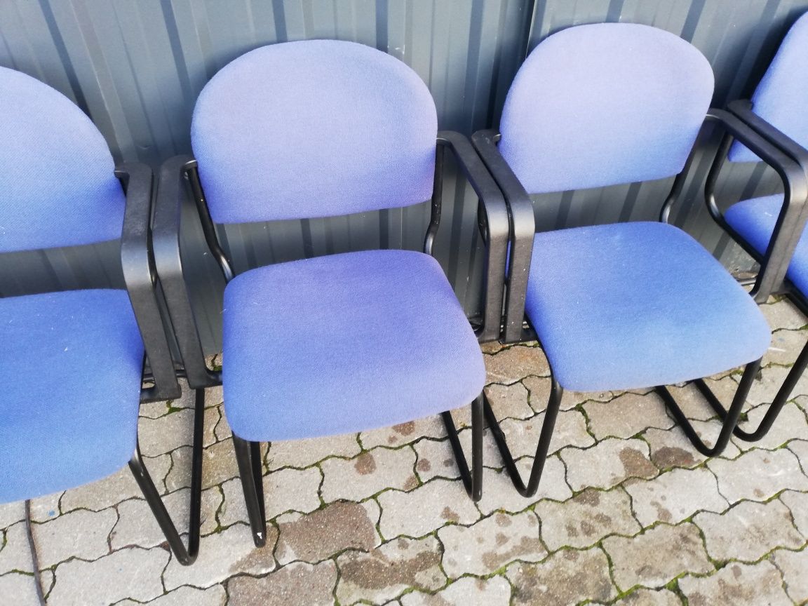 Zestaw Krzesła fotele biurowe do jadalni 4szt ZACHERT z Niemiec