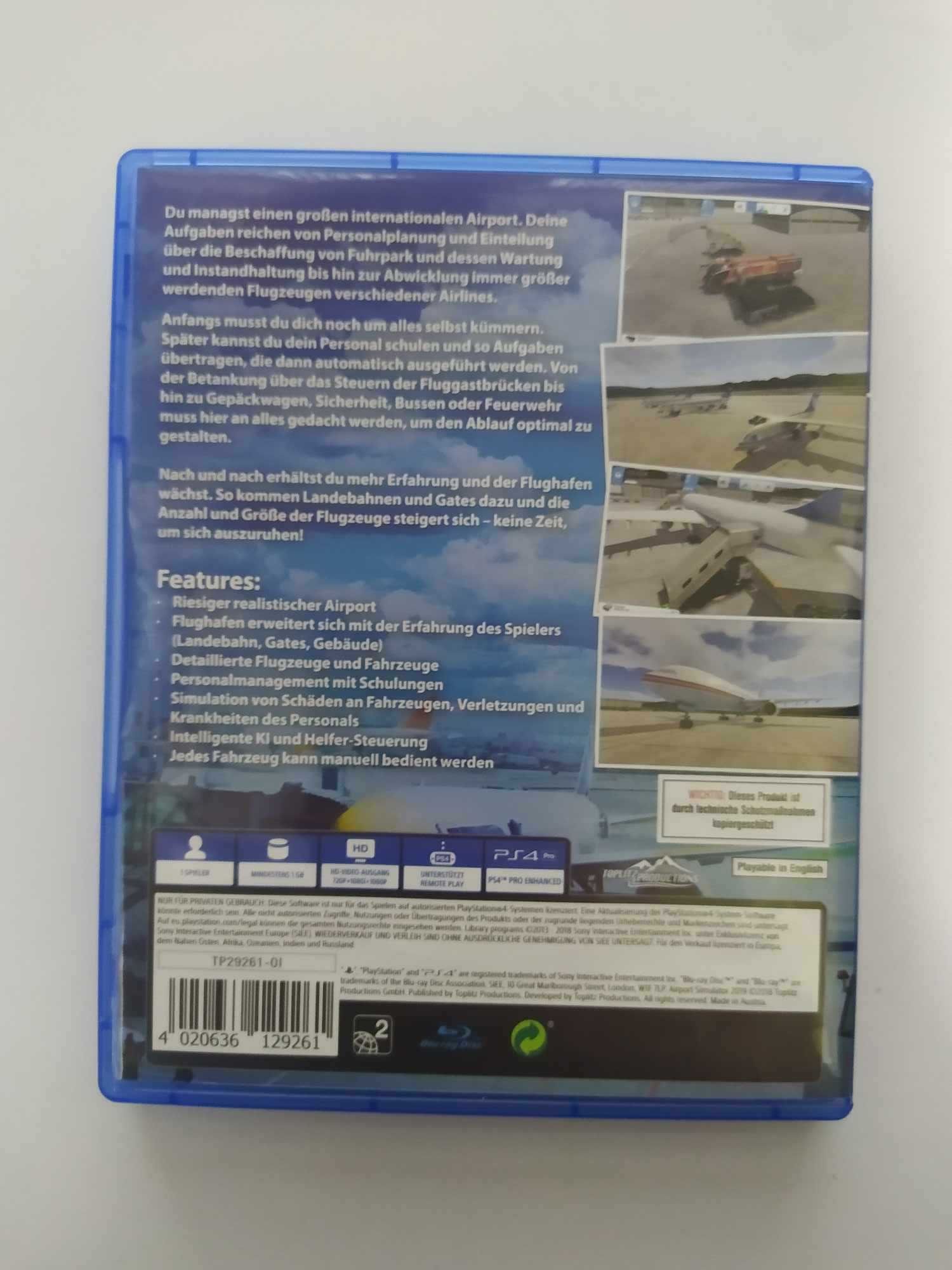 Airport Simulator 2019 PS4 Angielska wersja gry