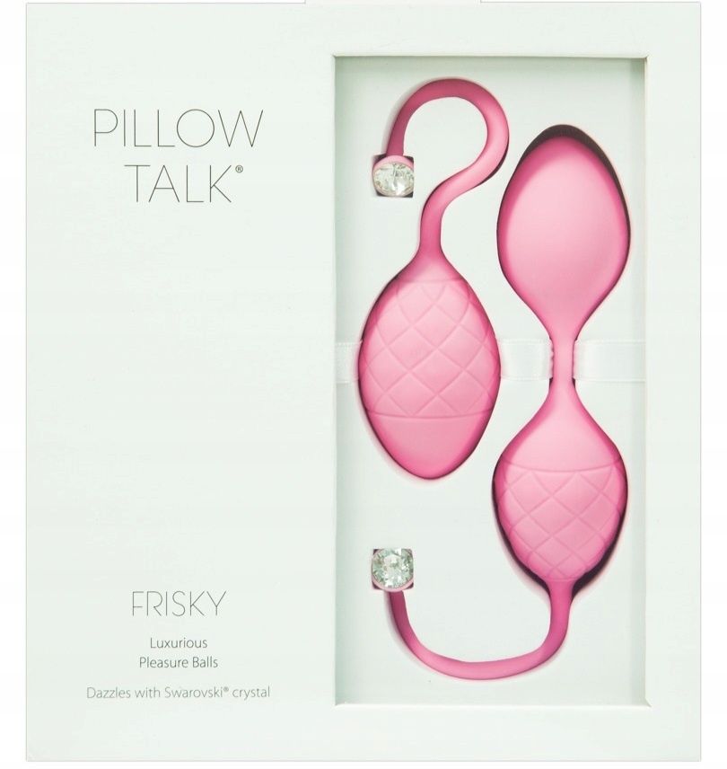Kulki gejszy Pillow Talk Frisky róż mięśnie Kegla