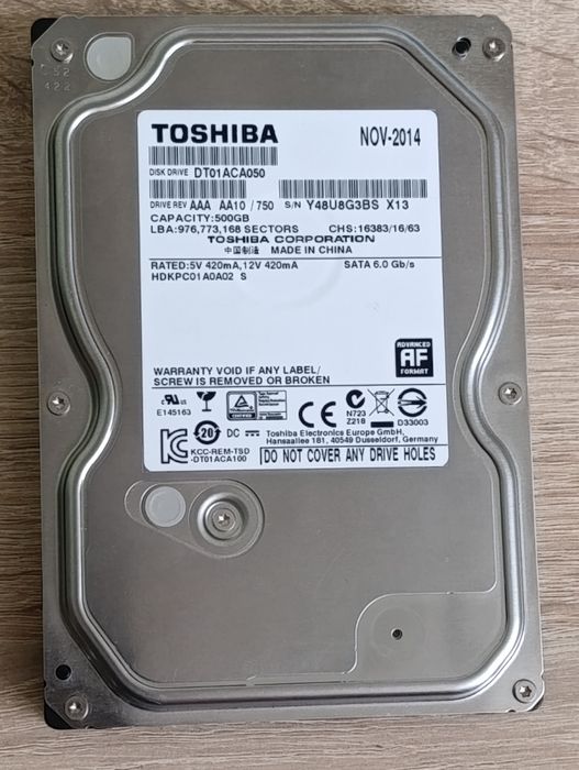 Жорсткий диск Toshiba