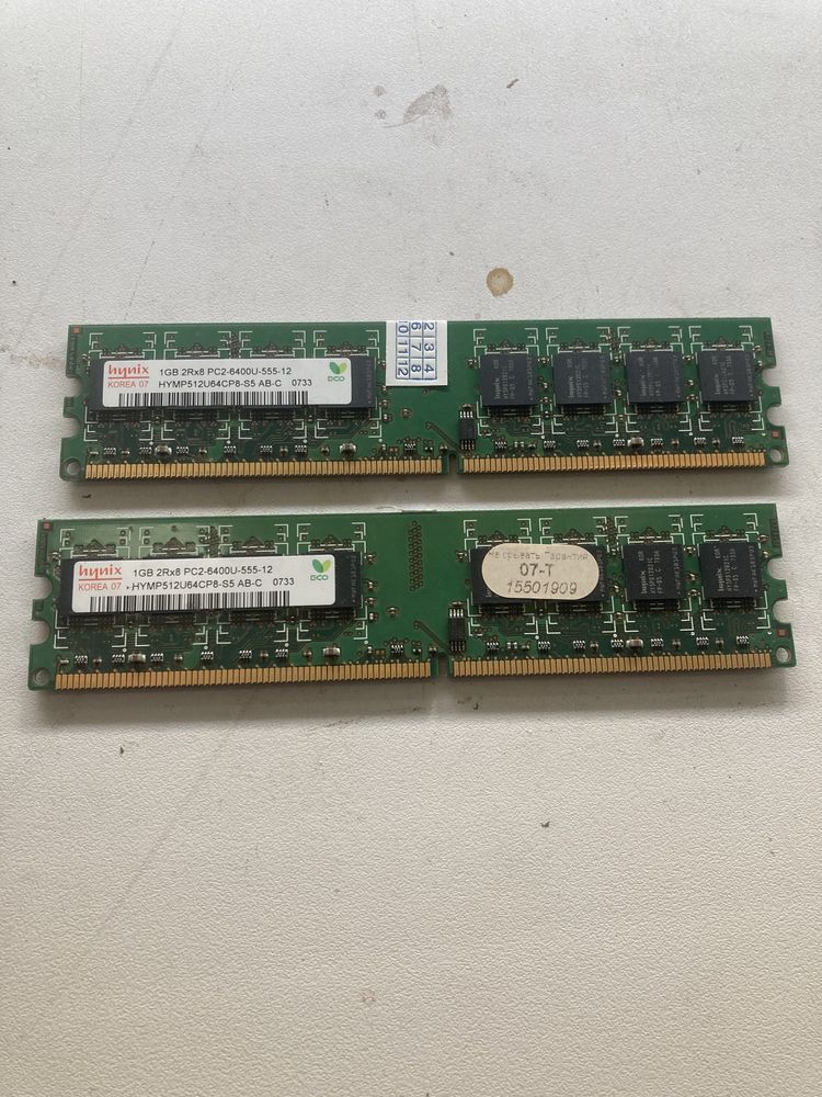 Память DDR2 1GBx2 6400 (800)