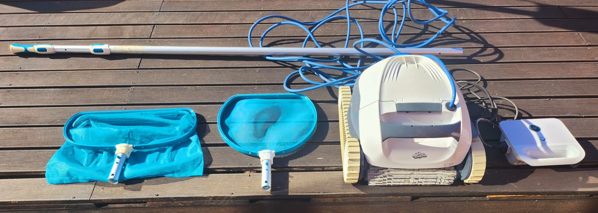 Conjunto para limpeza manual e automatically de piscina