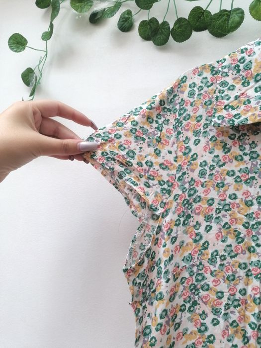 Vestido Maxi com mini flores