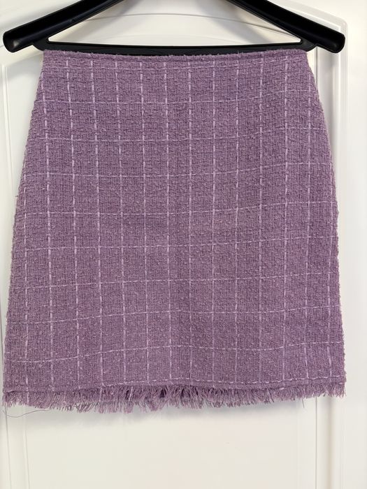 MOHITO nowa krótka 34 spodnica na podszewce fioletowa