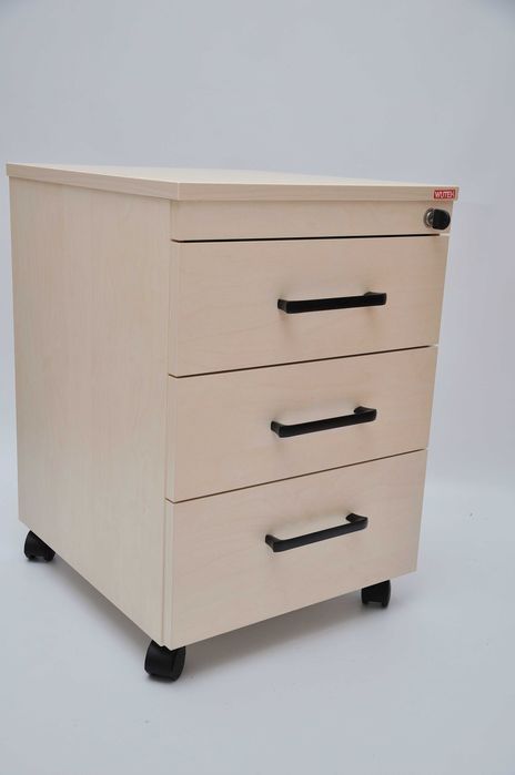 Szafka, komoda, kontenerek biurowy - centralny zamek