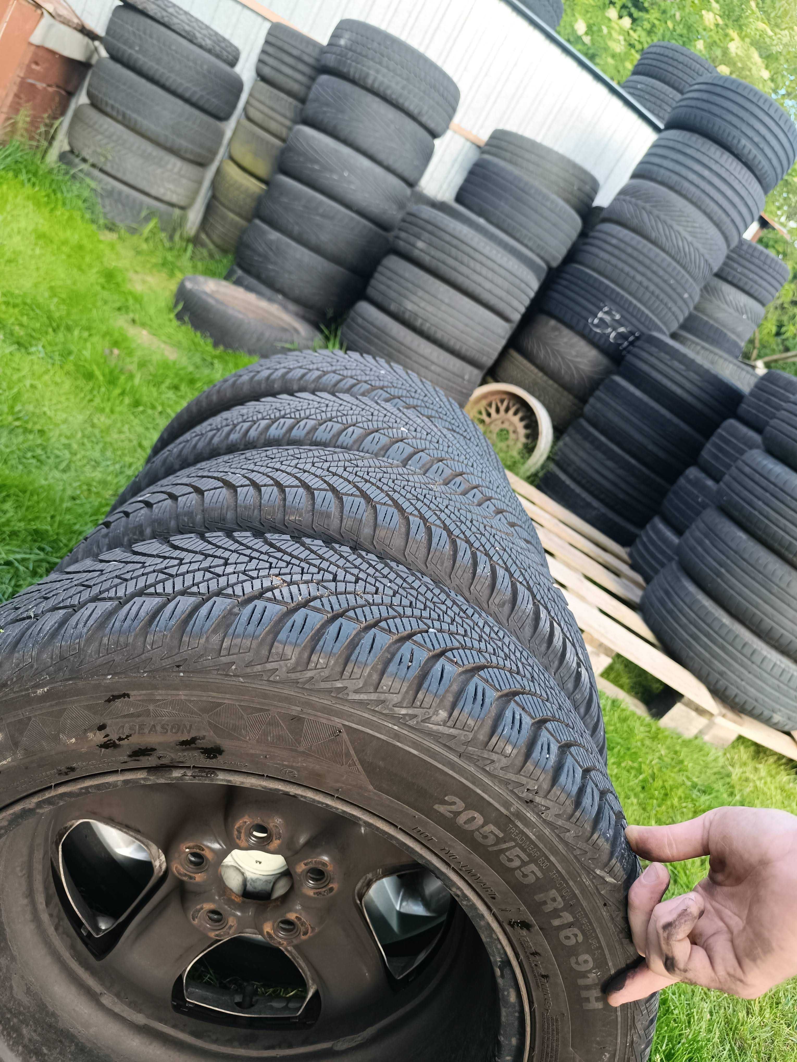 Opel Astra H felgi strukturalne 5x110 z oponami 205/55 r16 24r