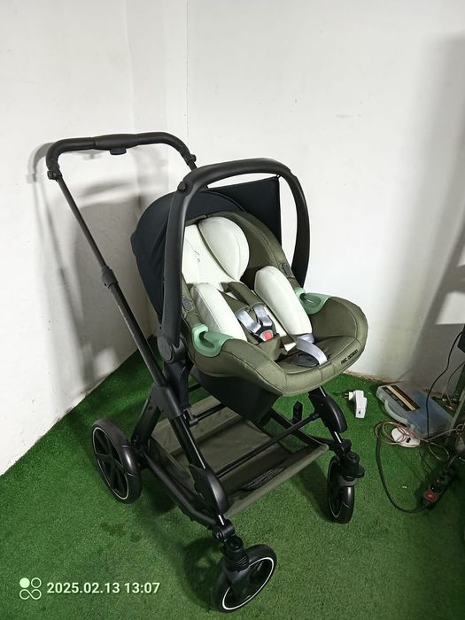 ABC Design Turbo 4 AIO ZESTAW 4w1 SZARY wózek spacerówka fotelik gondo