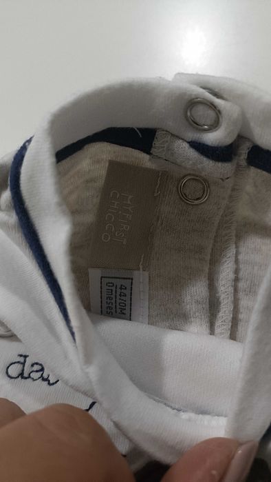 Babygrow Azuis Chicco Tamanho 0