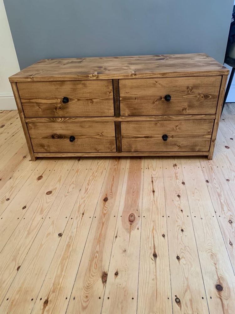 Meble w stylu rustykalnym lite drewno