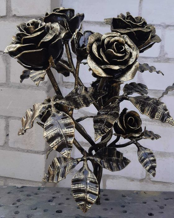 Ковані рози  ,Кованые цветы ,Металеві квіти,Ковані Троянди,Ковані рози
