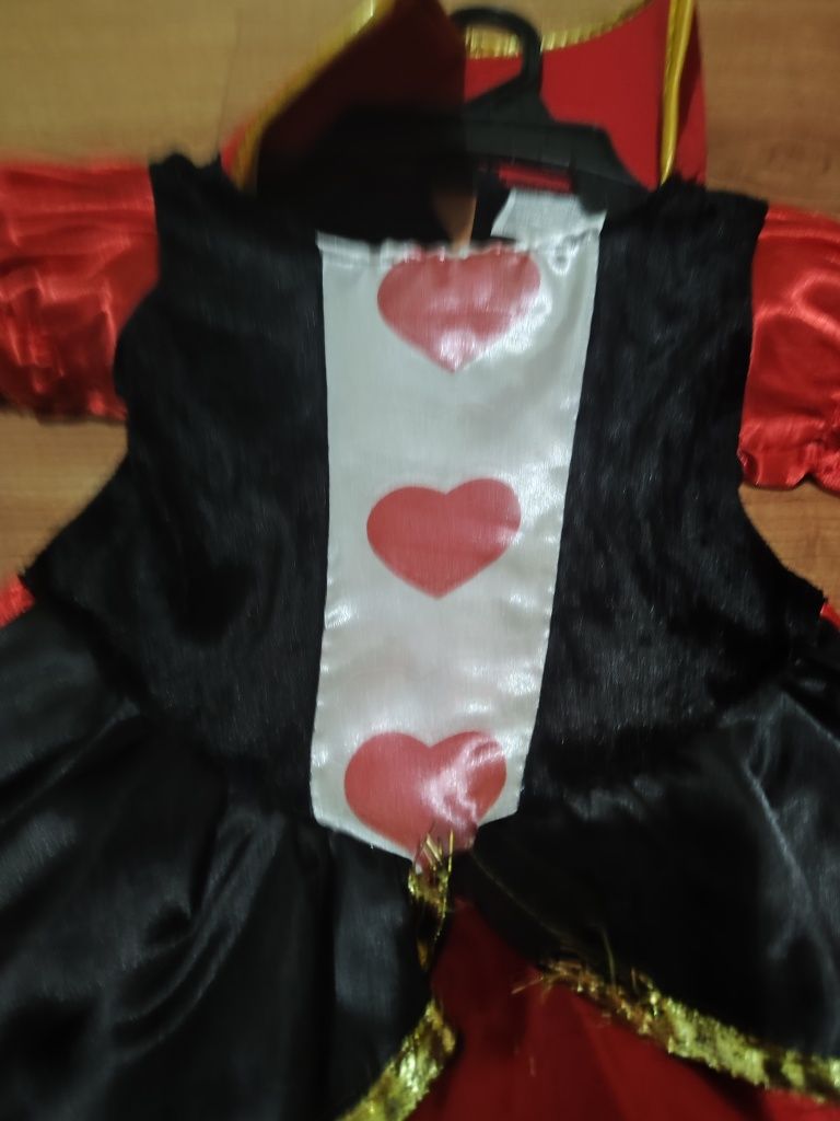 Vestido de carnaval rainha de copas