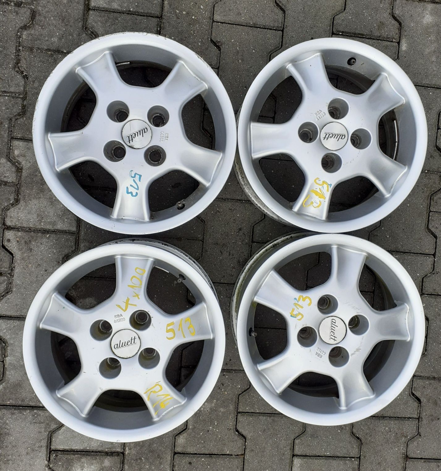 Felgi aluminiowe  VW 4x100 6Jx14 ET37 Nr.513