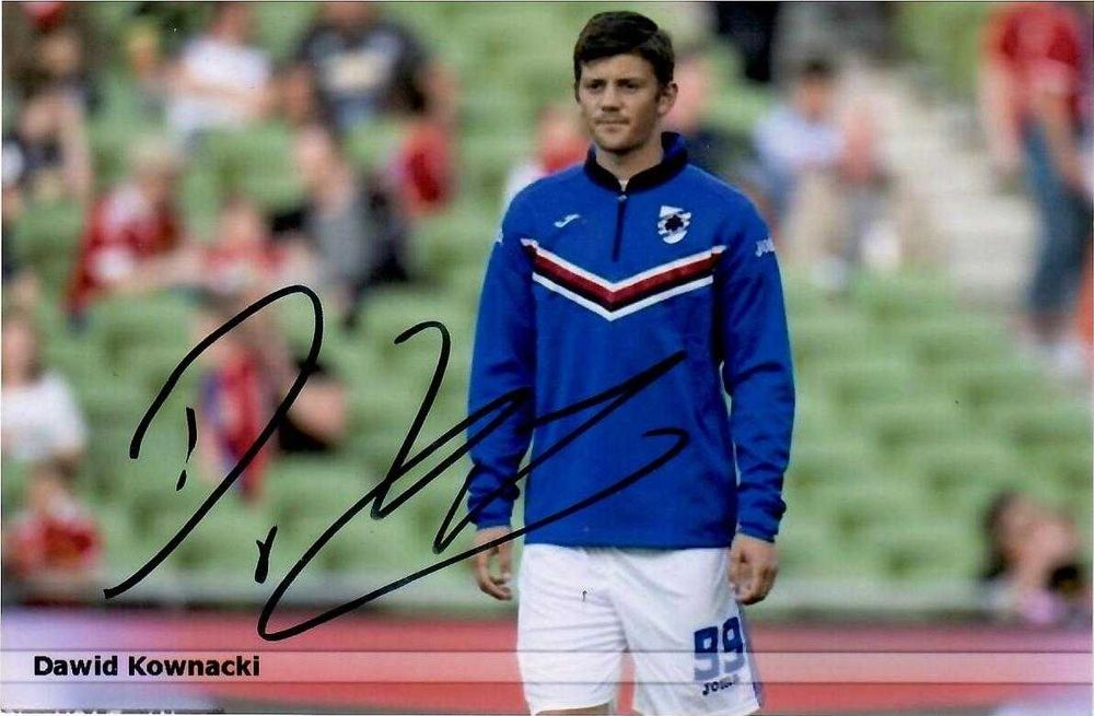 Autograf Dawid Kownacki - Lech, Ekstraklasa, reprezentacja Polski