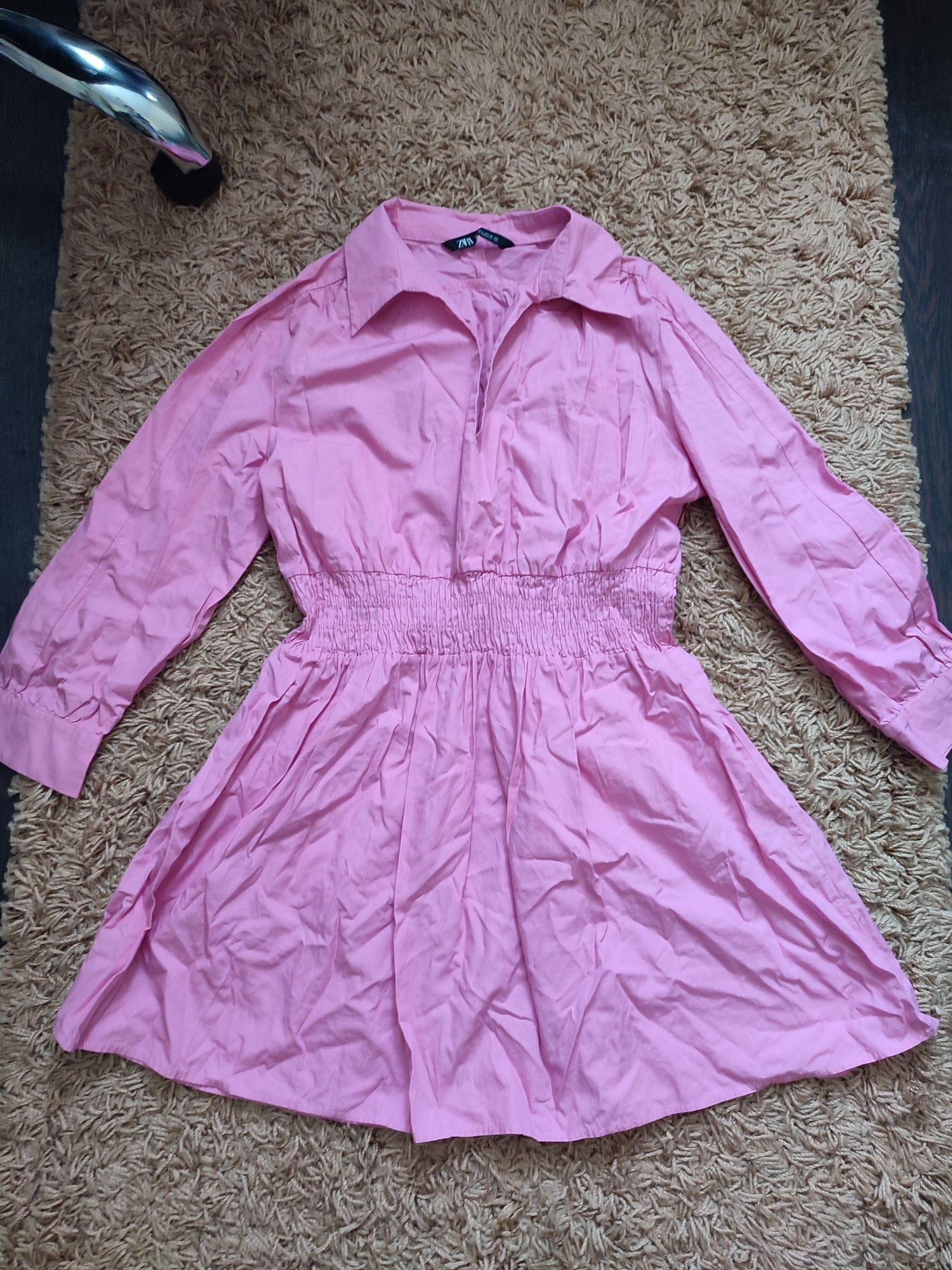 Рожева сукня zara. Плаття zara. Платье zara
