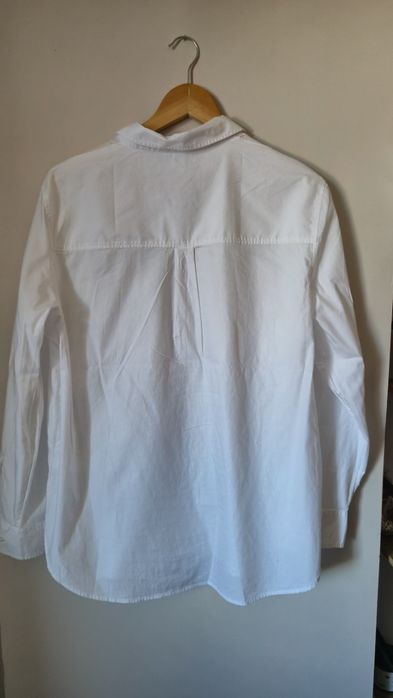 Koszula biała bawełniana oversize 44 H&M