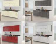 Kuchnia Grey Bianka Karmen Połysk Classic Mebel