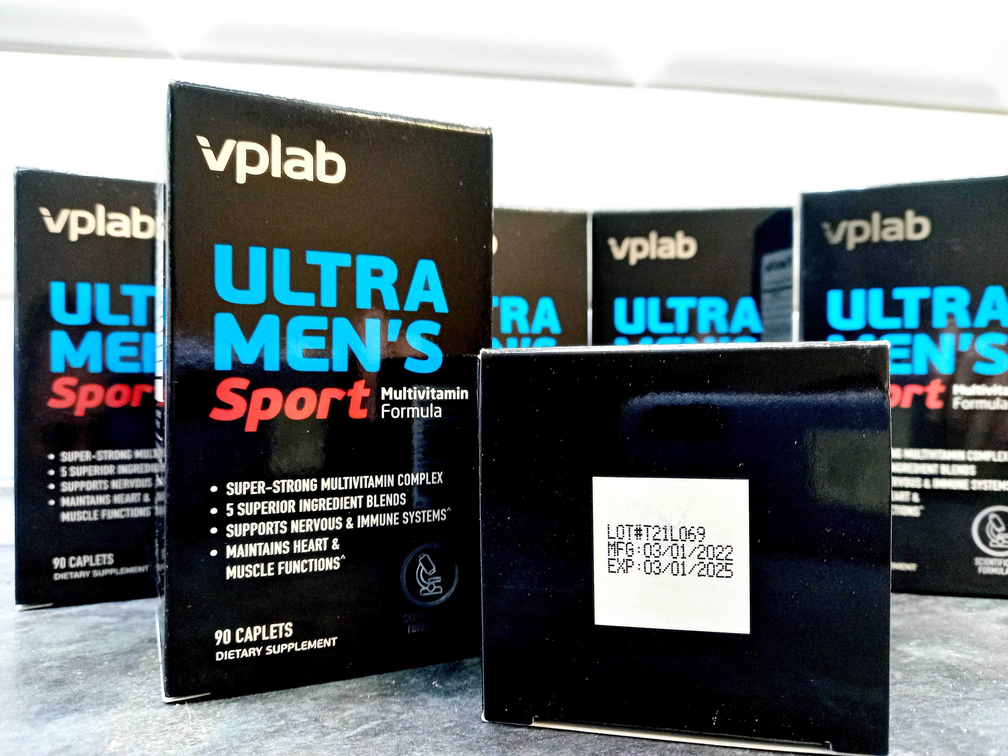 VpLab, Ultra Mens Sport (90 таб), мужские витамины, конкурент opti-men