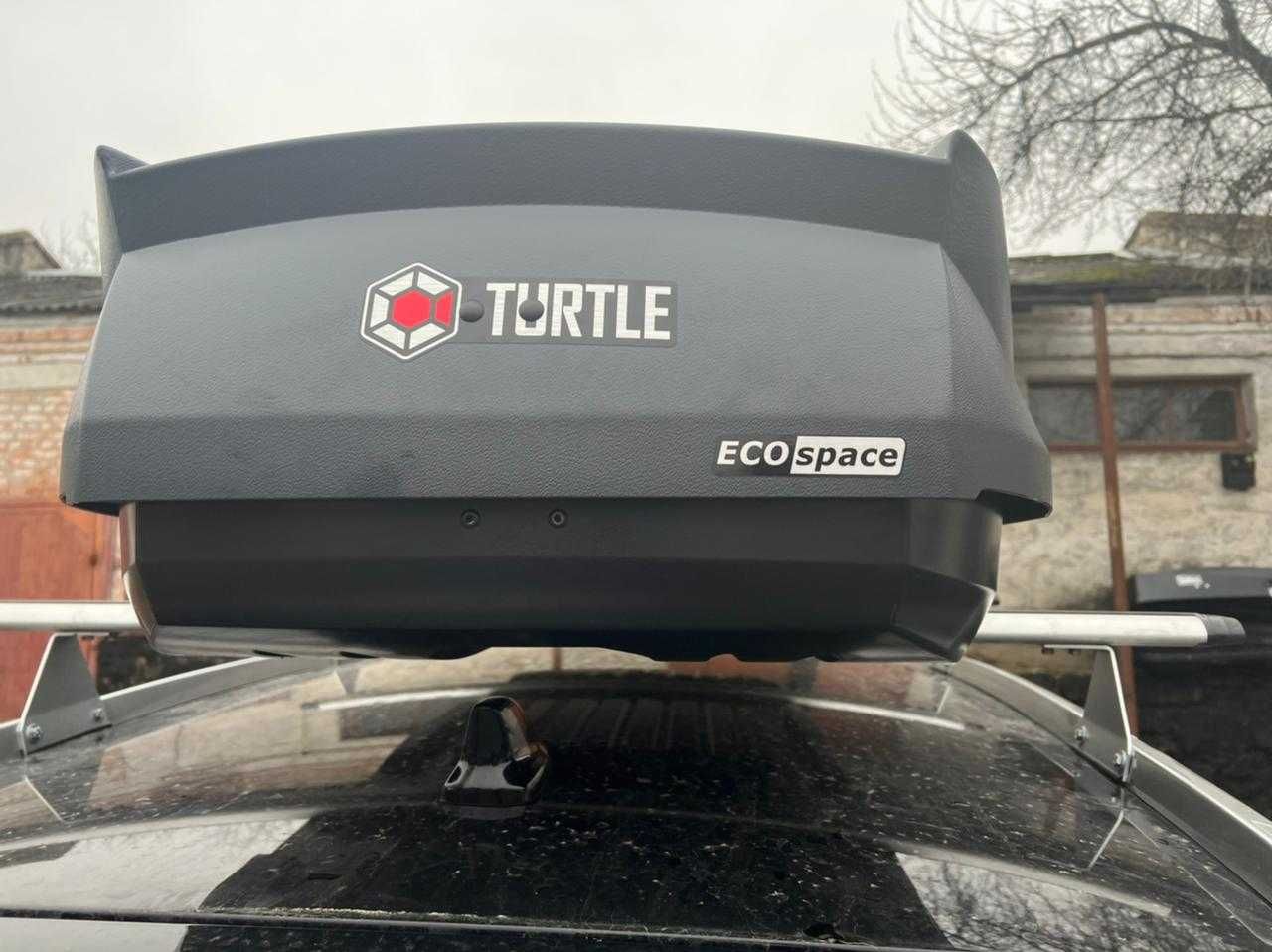Багажник автобокс на кришу авто Eco-Space антрацит