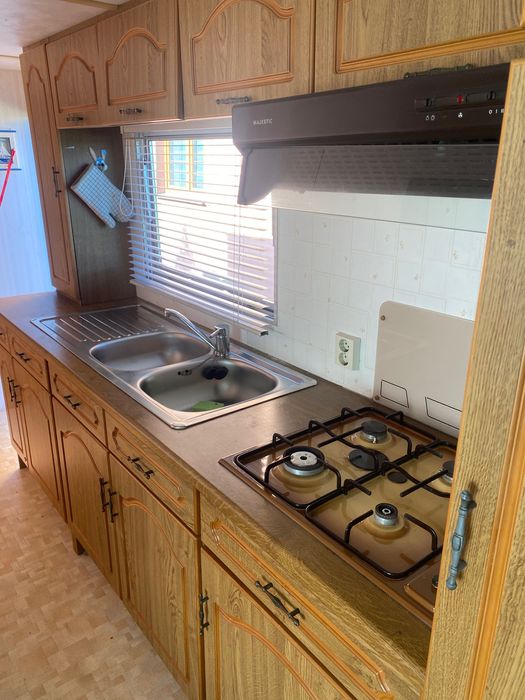 Domek holenderski angielski przyczepa kempingowa carawan