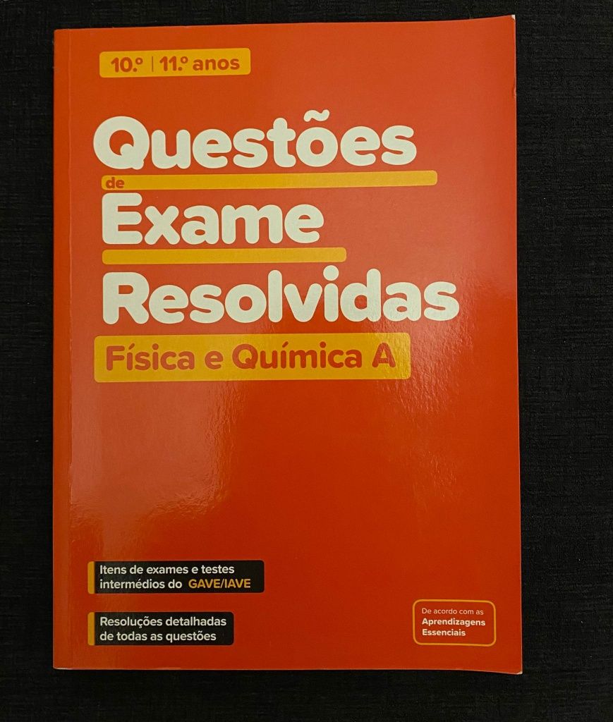 Questões de Exame Resolvidas - Física e Química A - 10°/11° anos