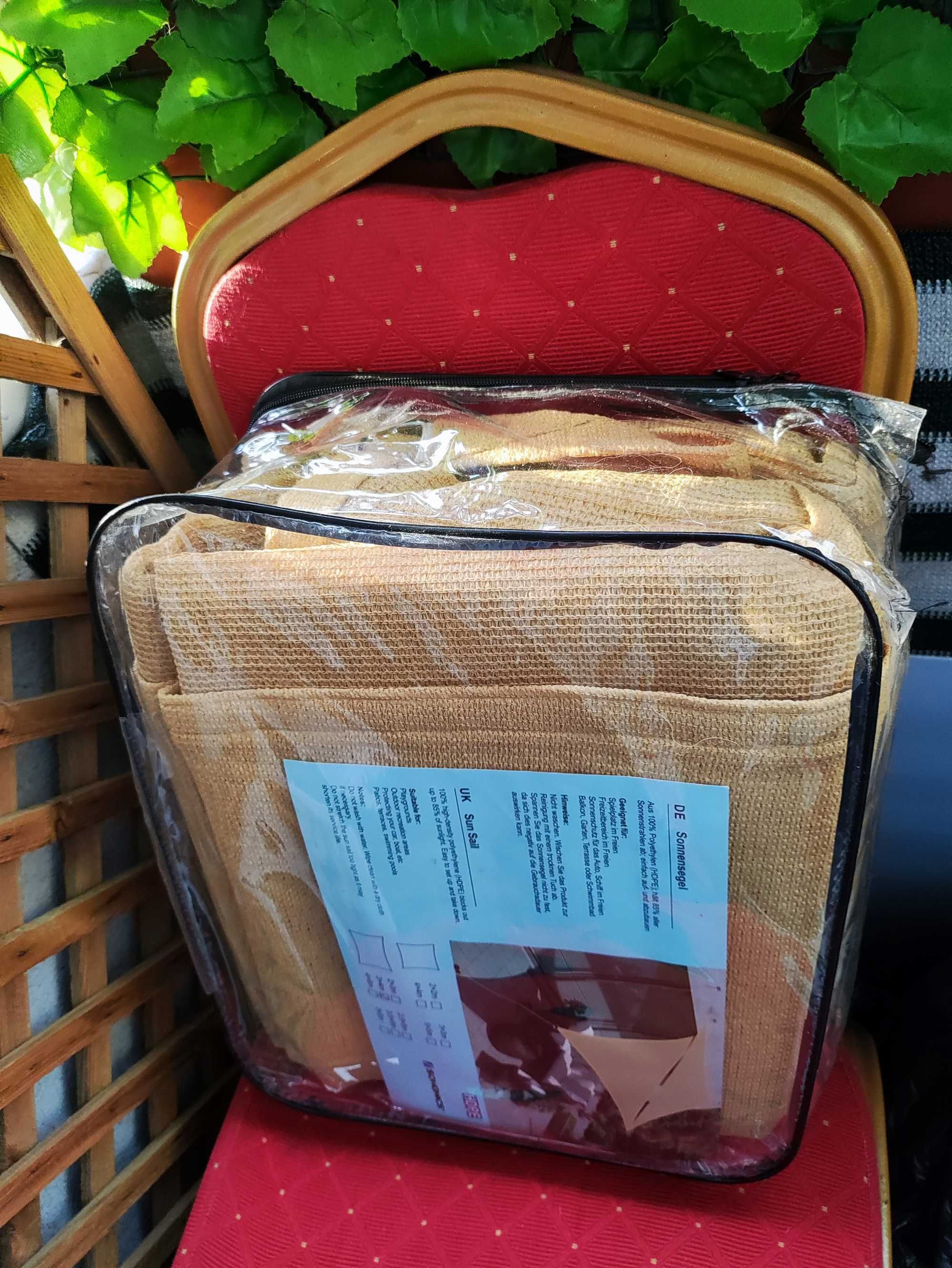 Żagiel Przeciwsłoneczny Daszek osłona przed słońcem na balkon taras