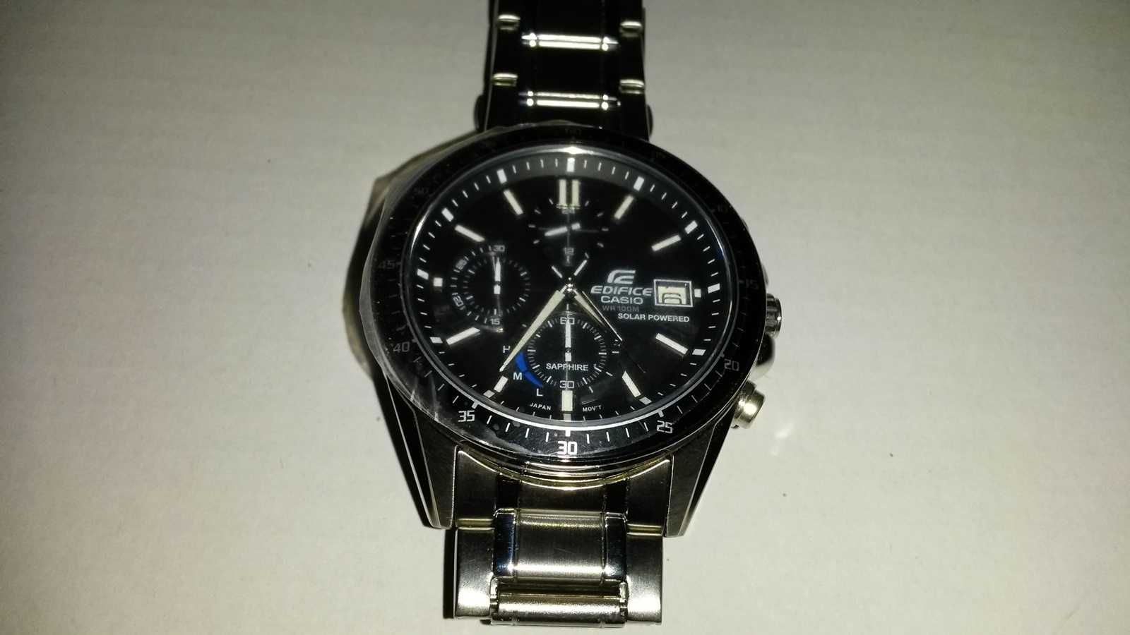 Zegarek męski solarny Casio Edifice chronograf solar NOWY
