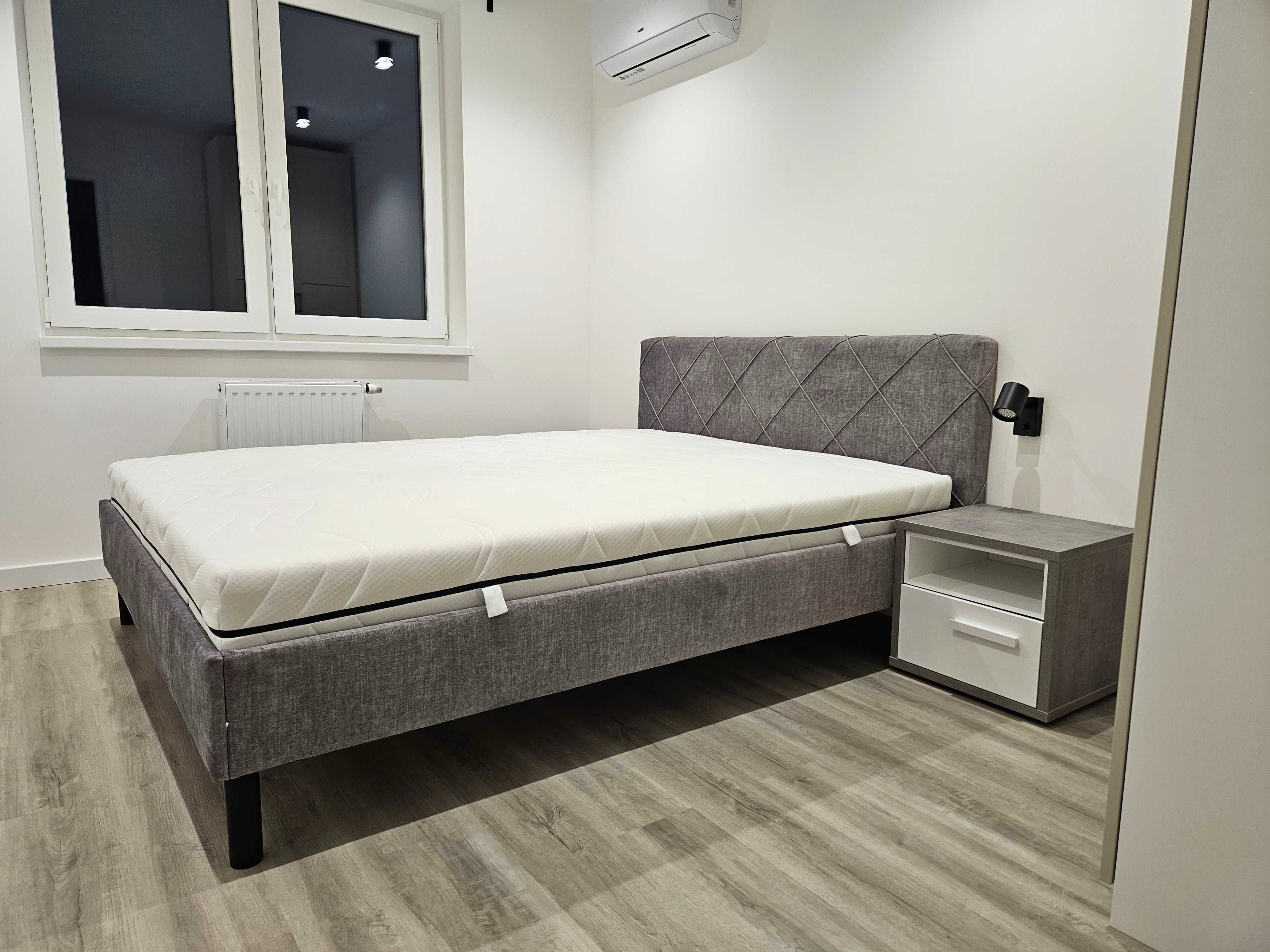 Łóżko BASIC ALBERTO 160x200 cm + Stelaż + Materac