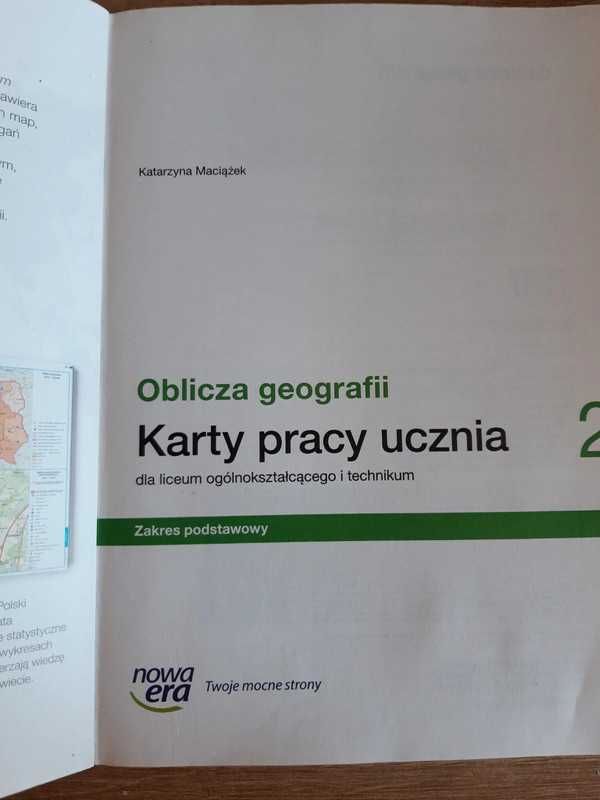 Oblicza geografii 2 karty pracy zakres podstawowy